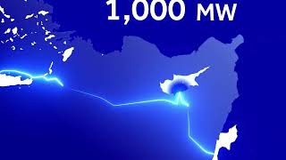 The Great Sea Interconnector project Interconnecting Greece Cyprus and Israel [upl. by Yeknarf672]