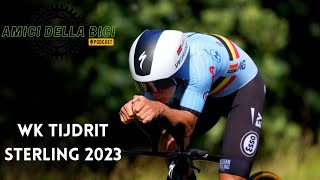 WK Individuele tijdrit 2023  Remco Evenepoel schrijft Belgische wielergeschiedenis [upl. by Fairley]