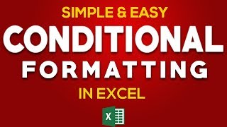 Conditional Formatting in Excel in Hindi Simple and Easy Way 2018 [upl. by Nomelihp]