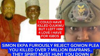 SIMON EKPA AGGRESIVELY ATTACK GOWON quotYOURE EVIL quotI MADE MISTAKES BIAFRANS SHOULD 4GIVE ME [upl. by Alaehcim]