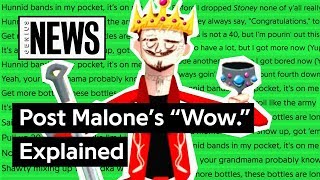 Post Malone’s “Wow” Explained  Song Stories [upl. by Atims]