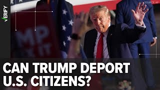 Can Donald Trump deport US citizens [upl. by Steel]