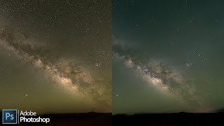 Astrophotography Photoshop Star Reduction Tutorial [upl. by Chiquita]