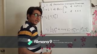 Laplace Transform of a piecewise continuous function [upl. by Aeriela]