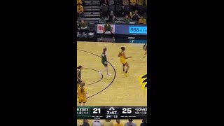 Caitlin Clark Makes 3 vs Michigan State  Iowa Womens Basketball [upl. by Pascha]