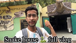 Snake house full vlog  Ahmedabad zoo  Shaikh kadir vlogs [upl. by Nanci]