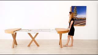 TABLE EXTENSIBLE RONDE [upl. by Nollahp]