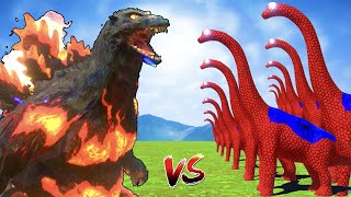 All Velociraptor Godzilla Jurassic Spider Brachiosaurus vs Tyrannosaurus Rex Dinosaur Titanosaurus [upl. by Koenraad726]