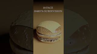 1 Burger vs 1Million Cheese blender 3danimation animation burger cheese cheeseburger [upl. by Ybloc]