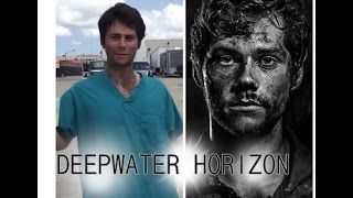 Dylan obrien on the set of Deepwater Horizon [upl. by Nonnaer271]