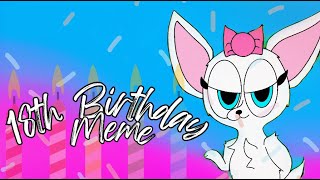 18th Birthday Meme l Birthday Animation Meme l FlipaClip [upl. by Anikes]