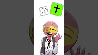 MAIN RELIGION OF EUROPE 🇪🇺 countryhumans [upl. by Ihcelek]