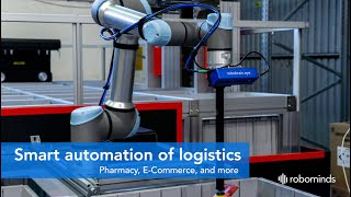 Smart Automation of Logistics  Pharma  ECommerce  robominds x Hörmann [upl. by Konopka]