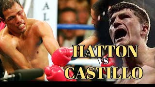 Ricky Hatton vs Luis Castillo knockout round 4 [upl. by Ehling]