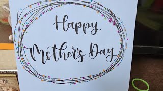 Easy Mothers Day greeting card  handmade Mothers Day gift ideas  how to make Mothers Day card [upl. by Sabir587]