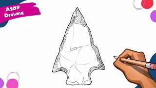 How to Draw Arrow Head [upl. by Tomasine]