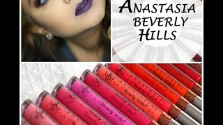 Anastasia Beverly Hills Liquid Lipsticks REVIEW amp GIVEAWAY  Sifas Corner [upl. by Handel]