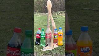 Giant Cola vs Mentos No one expected this from Mentos experiment mentoscola [upl. by Nyrahtak]