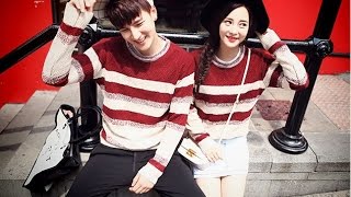 Ulzzang Couple Winter Fashion 2015 [upl. by Jessey493]