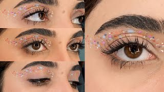 The Art of DottingCreative Eye Makeup Designscolorful Makeup [upl. by Nylynnej]