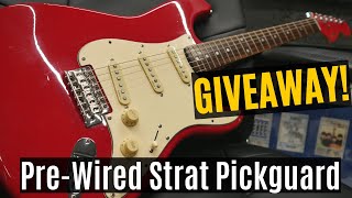 How To Install A Prewired Pickguard Fender Squier Strat [upl. by Aramanta]