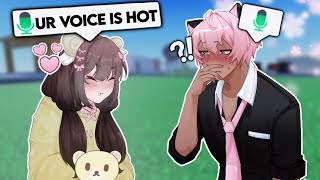 Voice Trolling In Roblox Voice Chat as a DEEP VOICE E BOY [upl. by Courtland]