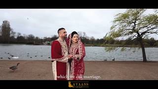 Asian Wedding Cinematography The Wedding of Kabir amp Sofia at Hyatt Regency London by Ayaans Films [upl. by Ralston]