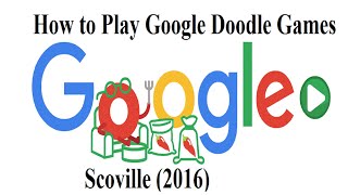 Google डूडल के मशहूर गेम Popular Google Doodle games Wilbur Scoville Google Doodle Play at Home [upl. by Elizabeth]