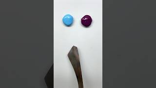 Picton Blue  Mardi Gras  Guess Final Color colormixing satisfying asmr art [upl. by Shuping]