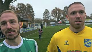 Marvin VfB Lübeck und Dustin Thiel SV Todesfelde nach dem 00Unentschieden in der Regionalliga [upl. by Angel183]