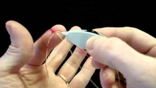 Tatting a Split Ring [upl. by Eskill]