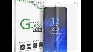 amFilm Galaxy S8 amp S8 Plus Glass Screen Protector Installation [upl. by Alemaj641]