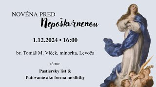 NAŽIVO Novéna pred Nepoškvrnenou • Svätá omša • 1122024 • 1600 • Levoča • MINORITI [upl. by Assetan272]