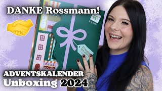 DANKE Rossmann 🤝🏼 Ener BIO Adventskalender 2024 Inhalt [upl. by Rambort]