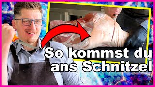 SO GEHTS Schweineschlegel ausbeinen  Schnitzel auslösen  Tutorial [upl. by Elonore]