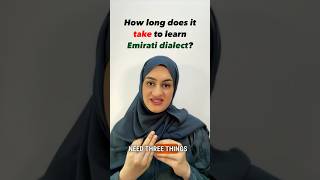 How long does take to learn Arabic language Emirati dialect [upl. by Idonah]