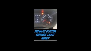 how to reset duster service light  dacia duster 2022 duster2022 duster2021 daciadustershare [upl. by Ahseila146]