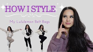 How I Style  Lululemon Everywhere Belt Bag  Life Of Sacha [upl. by Clarisse540]