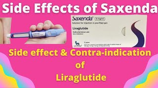 Saxenda  Side Effects What do you need to know [upl. by Nuahsor]