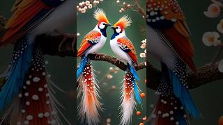 Enchanting FairyTail Birds on a Magical Perch 🌟🕊️ moralmagicland MagicalBirds EtherealBeauty [upl. by Teferi196]