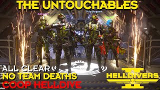 Helldivers 2  The Untouchables  0 Team Deaths All Clear  Coop Terminid Helldive [upl. by Zobe]