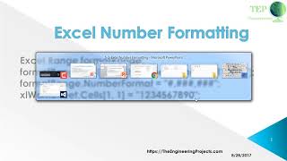 101  Excel Number Formatting in C [upl. by Heyes499]