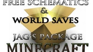 Minecraft HUGE Schematic and World Save Pack  Jags Package [upl. by Rosanne945]