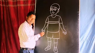 How to draw a Boy step by step  Easy Boy drawing for beginners  Boy drawing [upl. by Ridan]