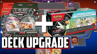 Upgrade the Charizard ex League Battle Deck with the 2024 Pokemon TCG Trainer’s Toolkit [upl. by Vtehsta]