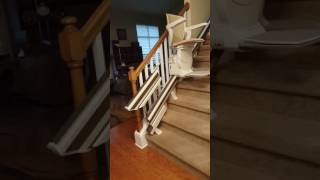 Stairlift with Auto Retractable Rail [upl. by Pansy]