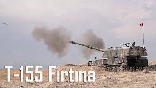 T155 Fırtına in Action  Turkish Armed Forces [upl. by Winther]