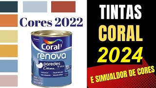 TINTA CORAL  VEJA O SIMULADOR DE CORES PARA COLOCAR A COR CERTA EM SUA CASA [upl. by Oterol]