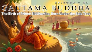 The Birth of Prince Siddhartha  Born Under the Sala Tree  Episode  02 Ailight gautambuddhastory [upl. by Dallis]