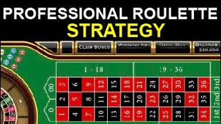 PROFESSIONAL ROULETTE STRATEGY  WIN WIN WIN [upl. by Asiret189]